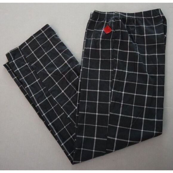 Family Pajamas Women's Sz Medium White/Gray Plaid Mama Deer Mix It 2-Piece Set - Picture 9 of 10